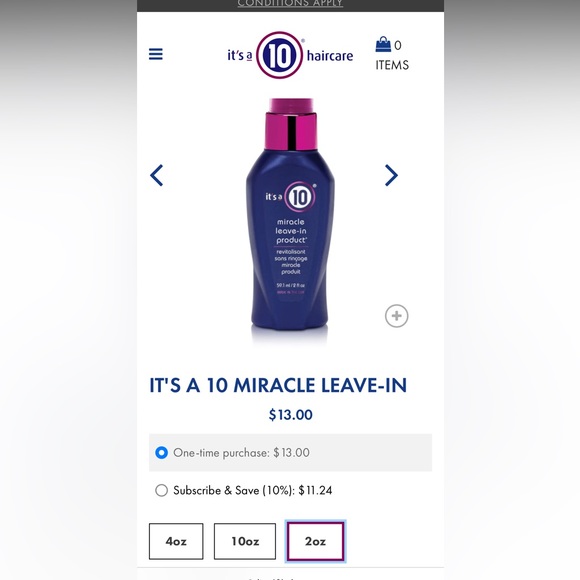 NEW It’s a 10 travel size - Picture 2 of 2